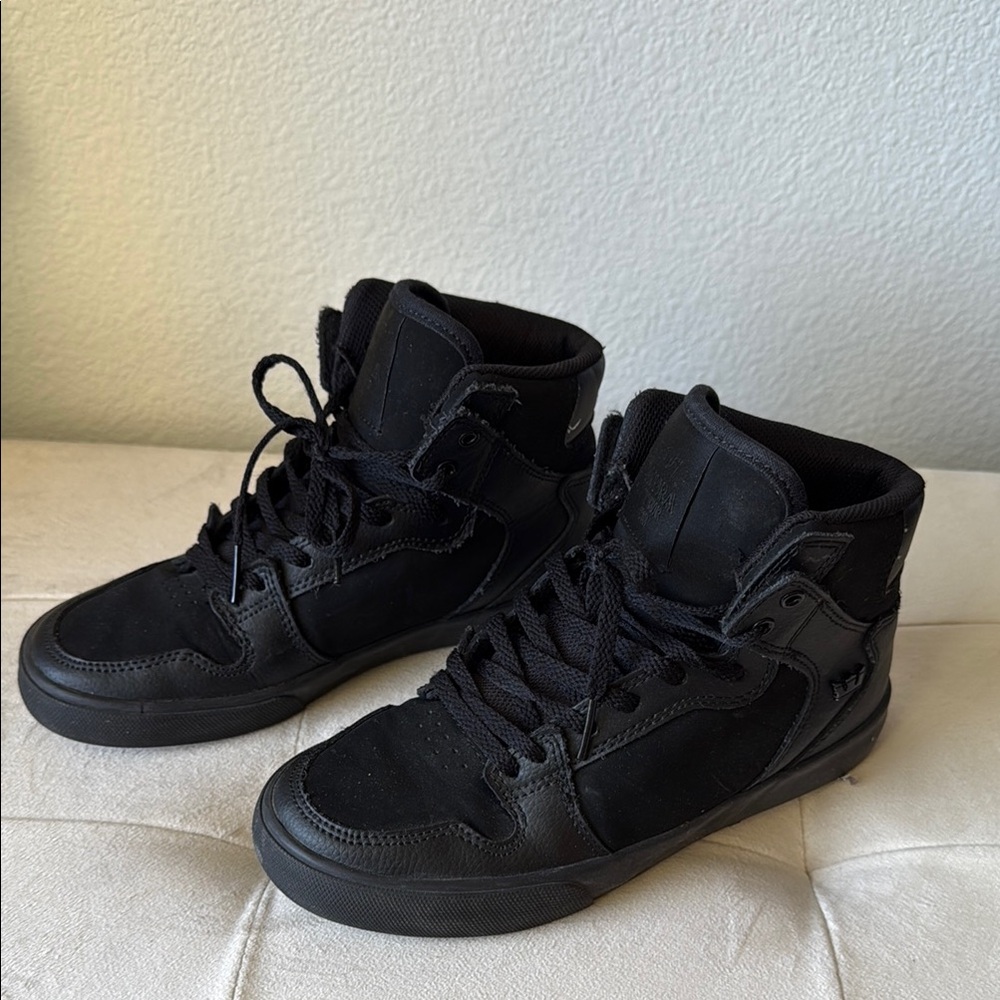 Supra Black High-Top Sneakers
